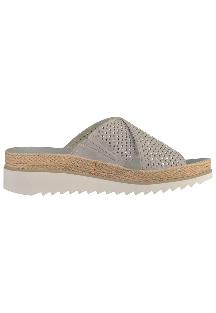 Gabor Pantoletten Leder Stone