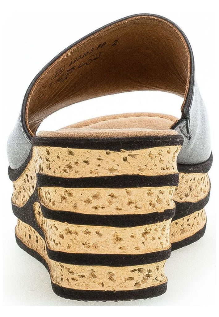 Gabor Pantoletten Nappaleder Schwarz