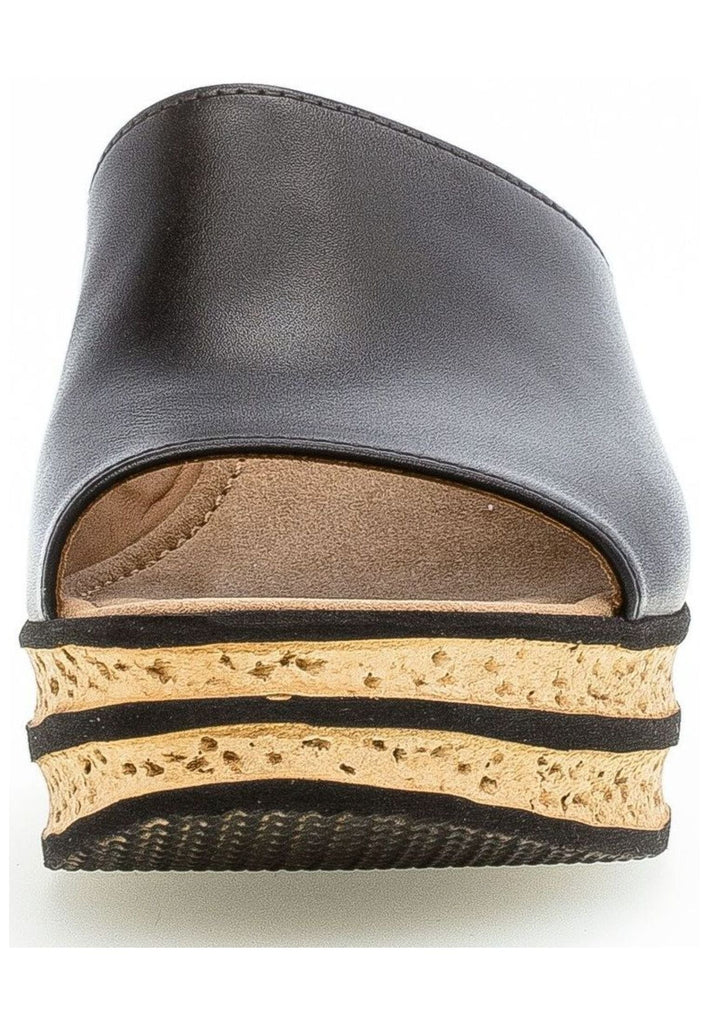 Gabor Pantoletten Nappaleder Schwarz