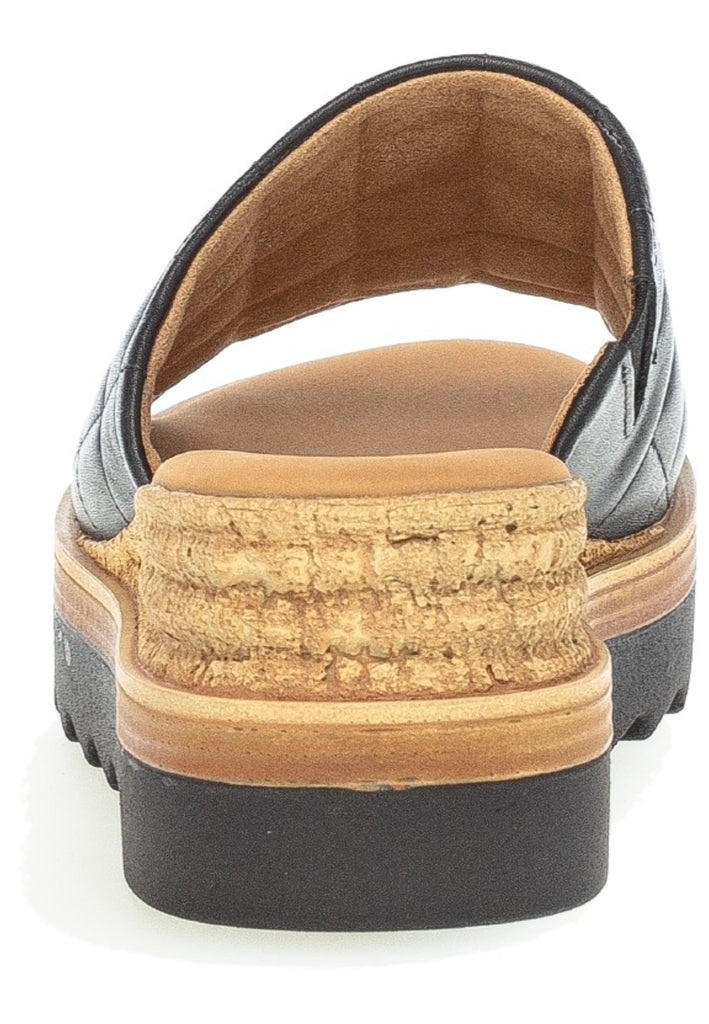 Gabor Pantoletten Nappaleder Schwarz