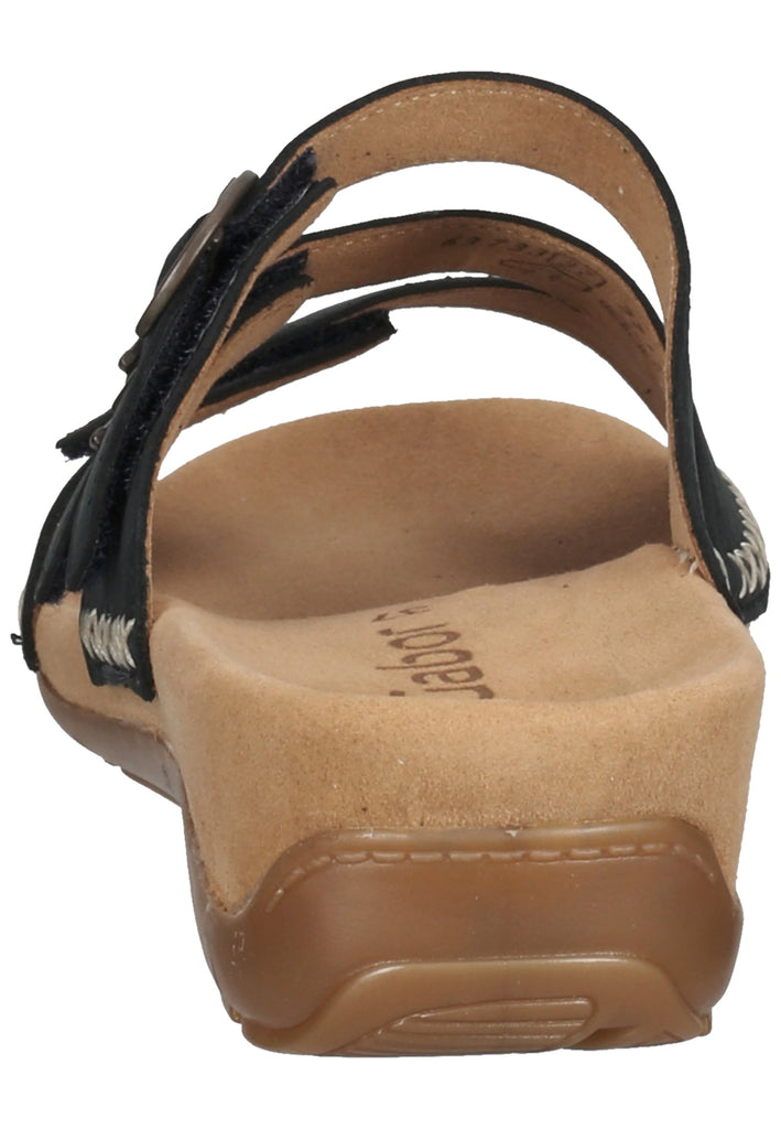 Gabor Pantoletten Nubukleder Nachtblau