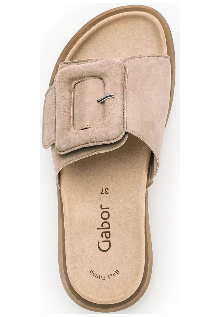Gabor Pantoletten Veloursleder Desert