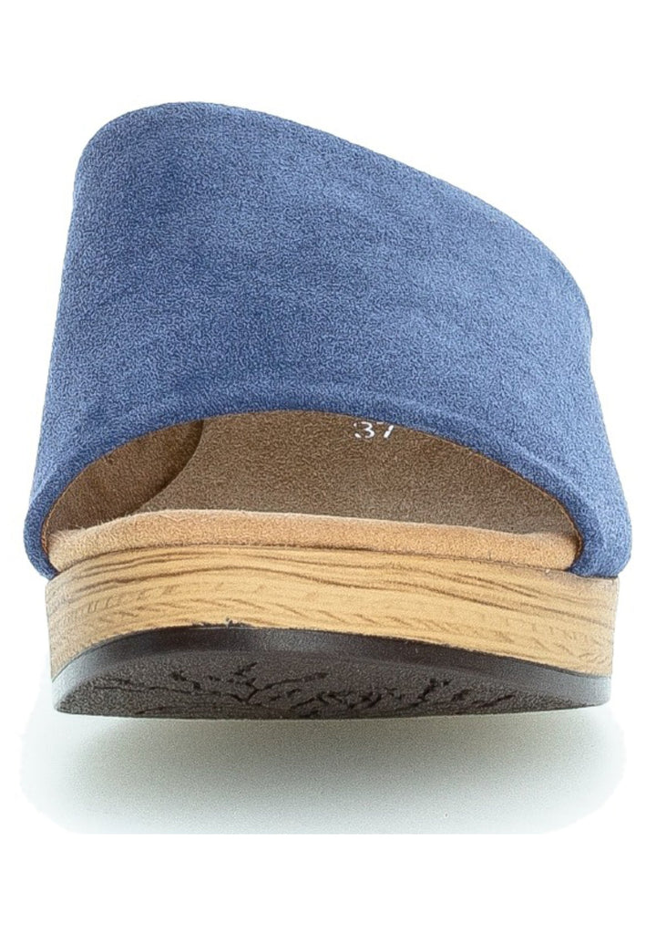 Gabor Pantoletten Veloursleder Jeans