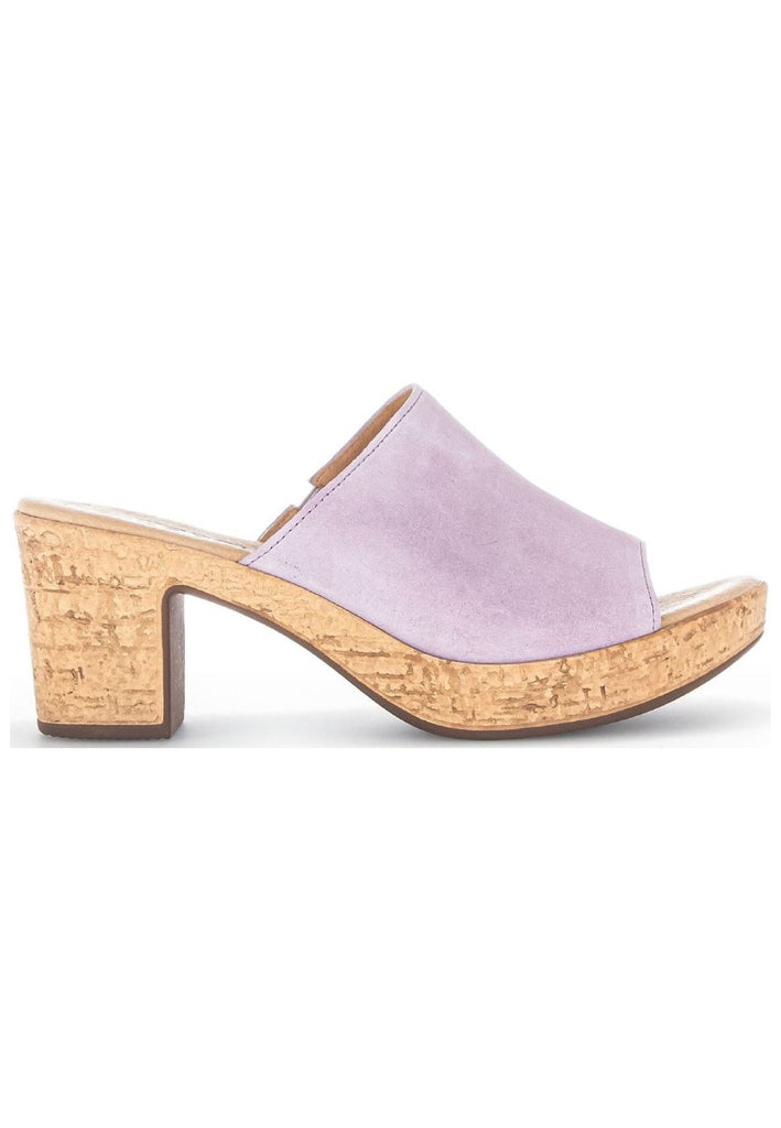 Gabor Pantoletten Veloursleder Lavendel