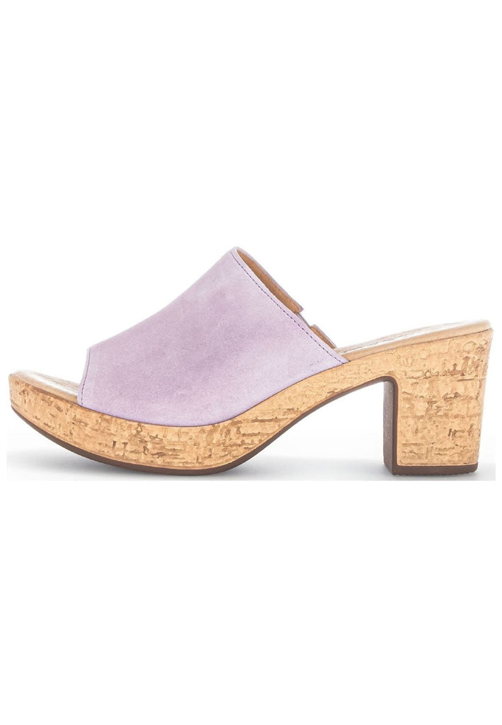 Gabor Pantoletten Veloursleder Lavendel