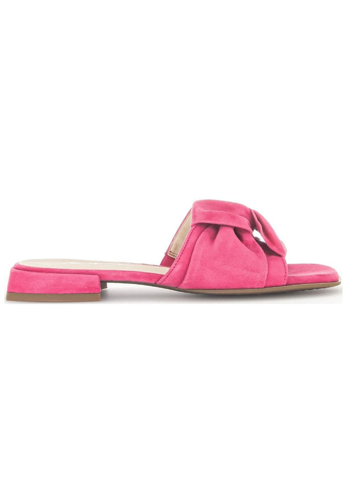 Gabor Pantoletten Veloursleder Pink