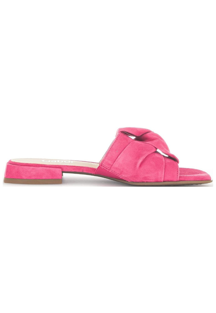 Gabor Pantoletten Veloursleder Pink