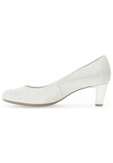 Pumps Gabor Pumps Lederimitat Silber