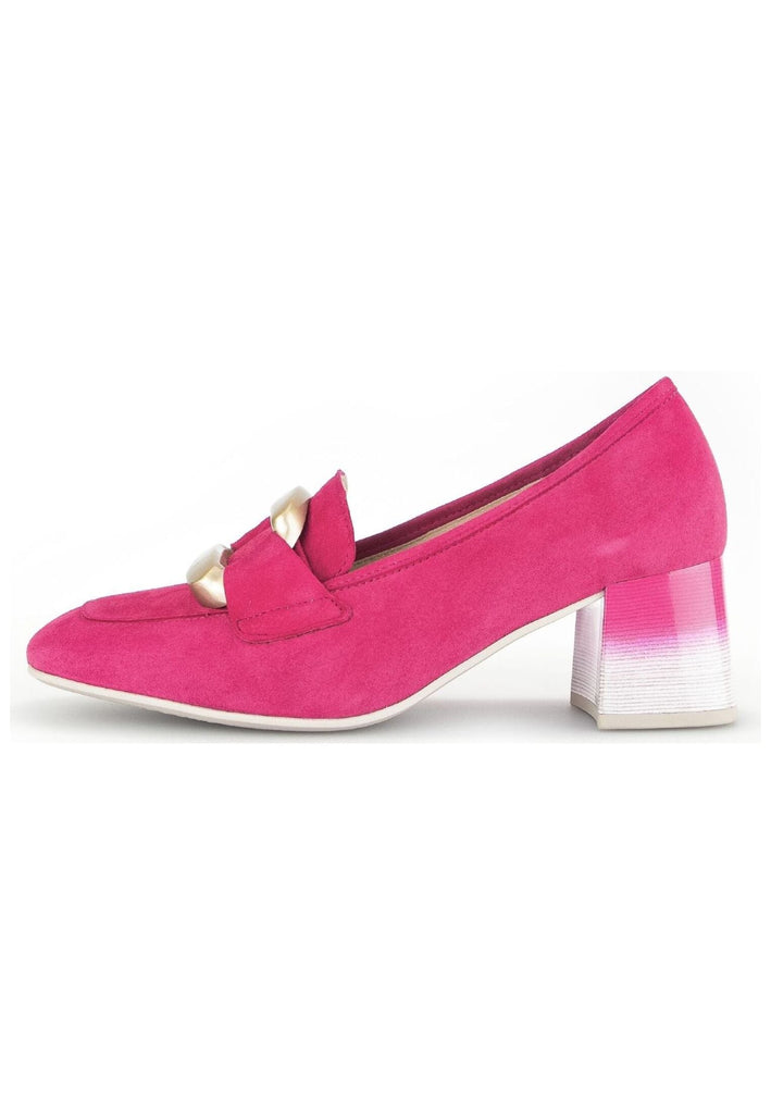 Pumps Gabor Pumps Veloursleder Pink/Gold