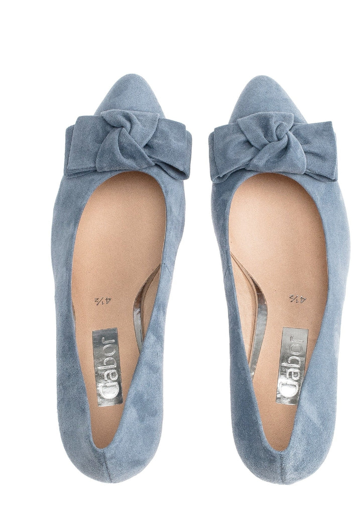 Gabor Pumps Leder Hellblau