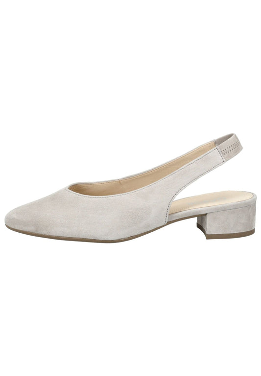 Gabor Pumps Leder Hellgrau