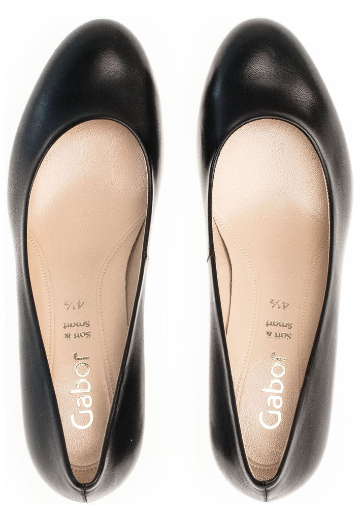 Gabor Pumps Leder Schwarz