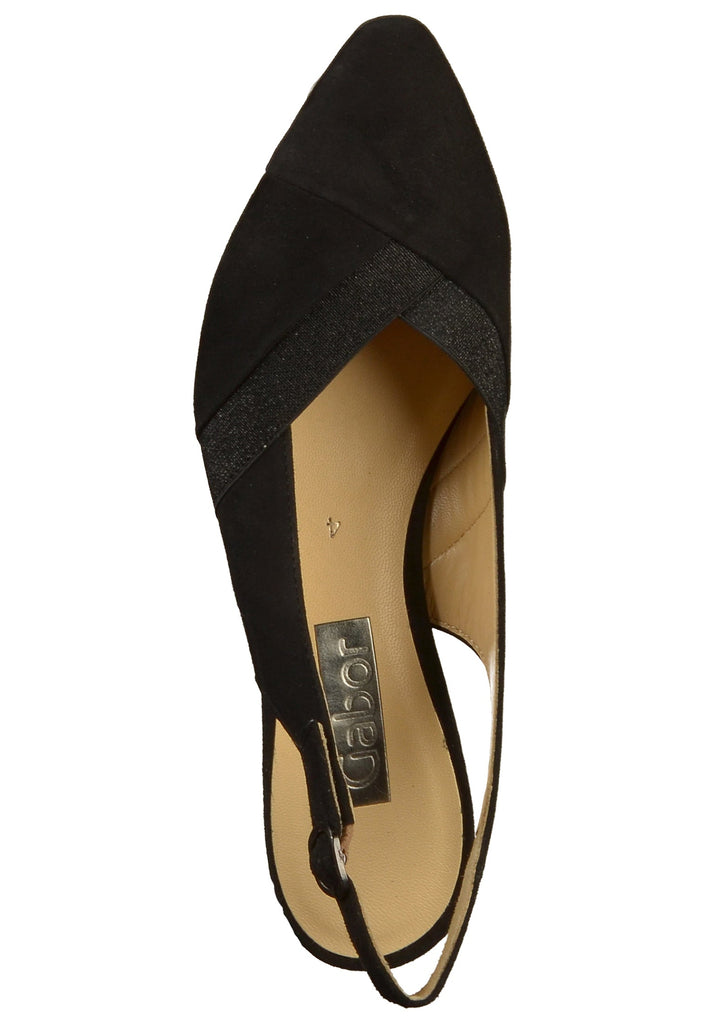 Gabor Pumps Leder Schwarz