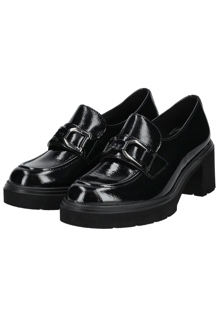 Gabor Pumps Leder Schwarz Lack