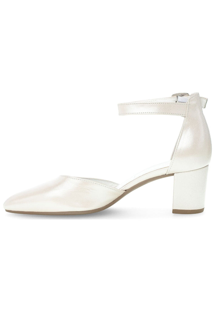 Gabor Pumps Leder Weiß