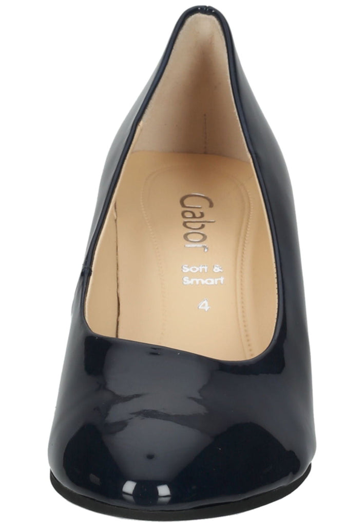 Gabor Pumps Lederimitat Blau Lack