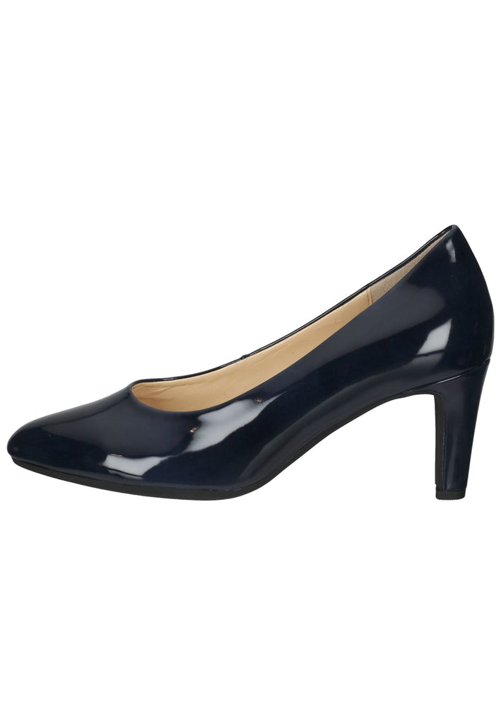 Gabor Pumps Lederimitat Blau Lack