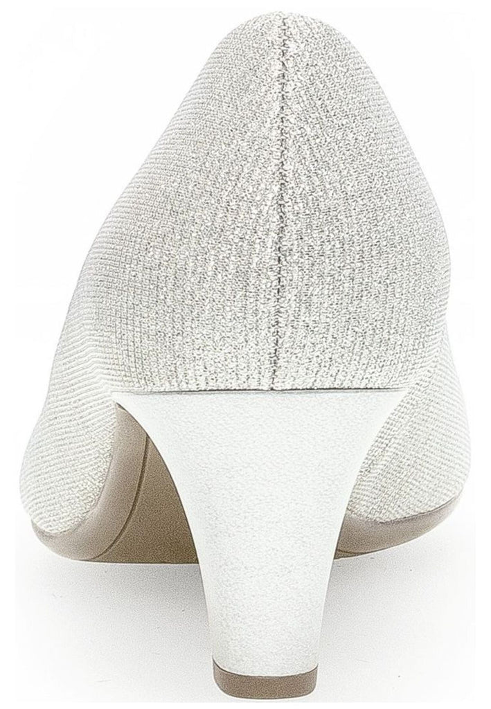 Gabor Pumps Lederimitat Silber