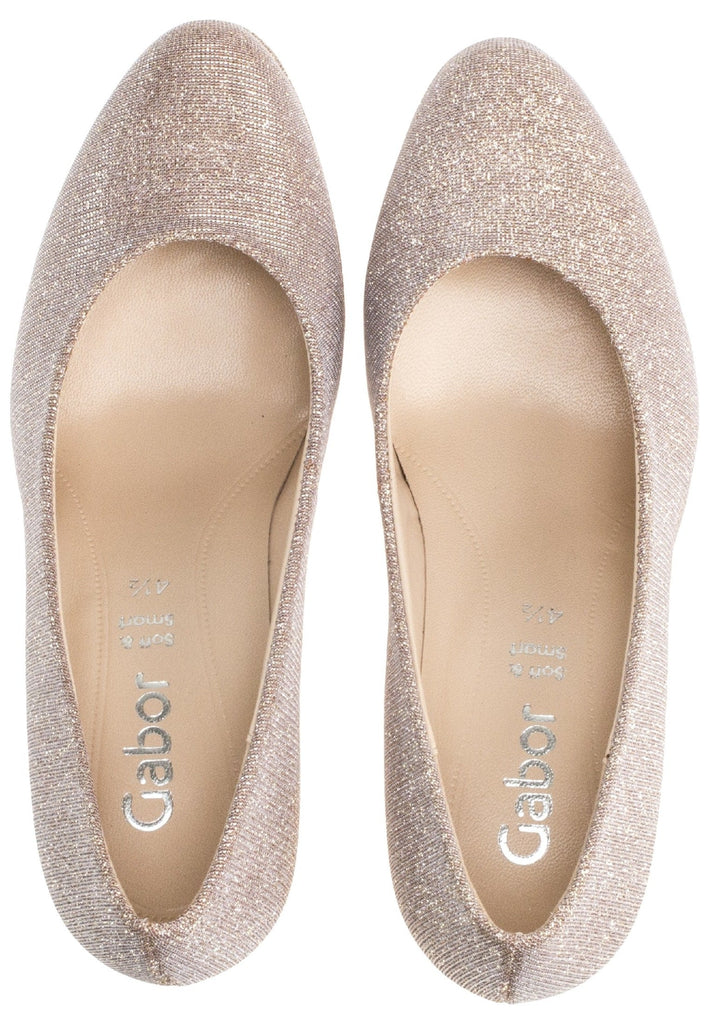 Gabor Pumps Lederimitat/Textil Hellrosa
