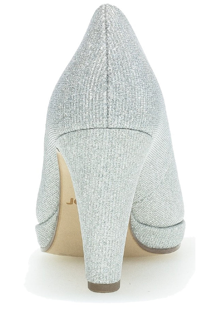 Gabor Pumps Lederimitat/Textil Silber
