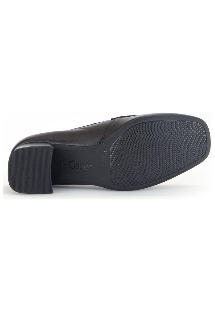 Gabor Pumps Nappaleder Schwarz/Silber