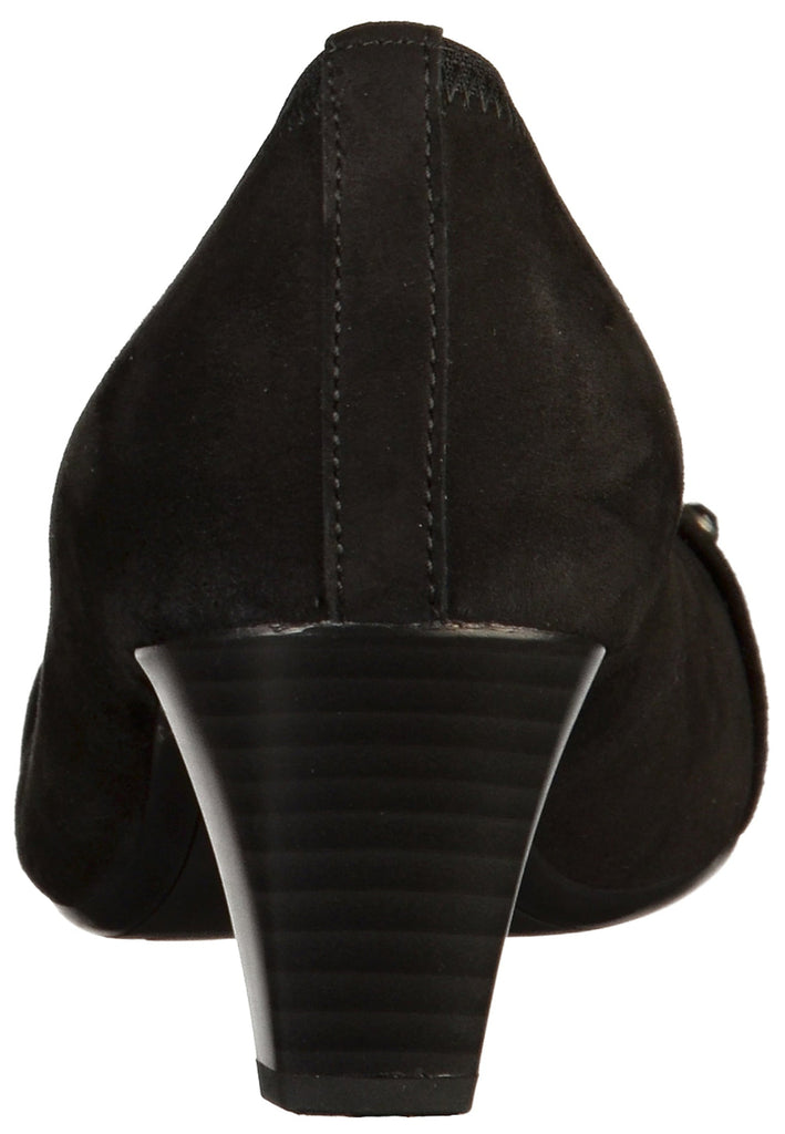 Gabor Pumps Nubuk / Naturleder Schwarz