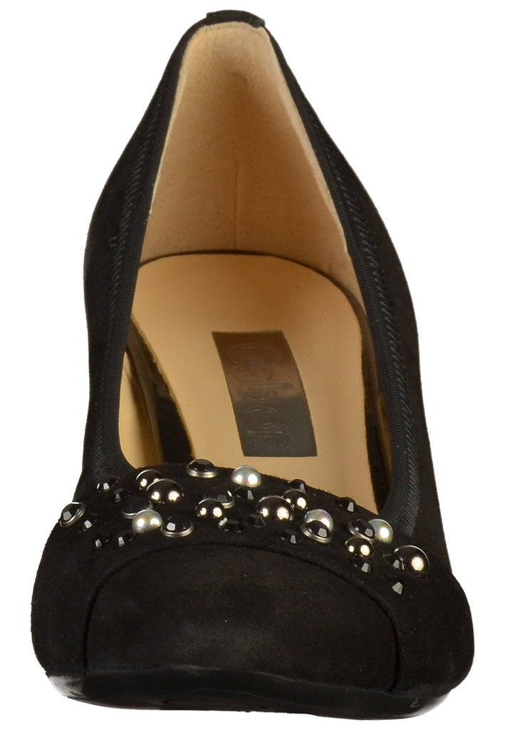 Gabor Pumps Nubuk / Naturleder Schwarz