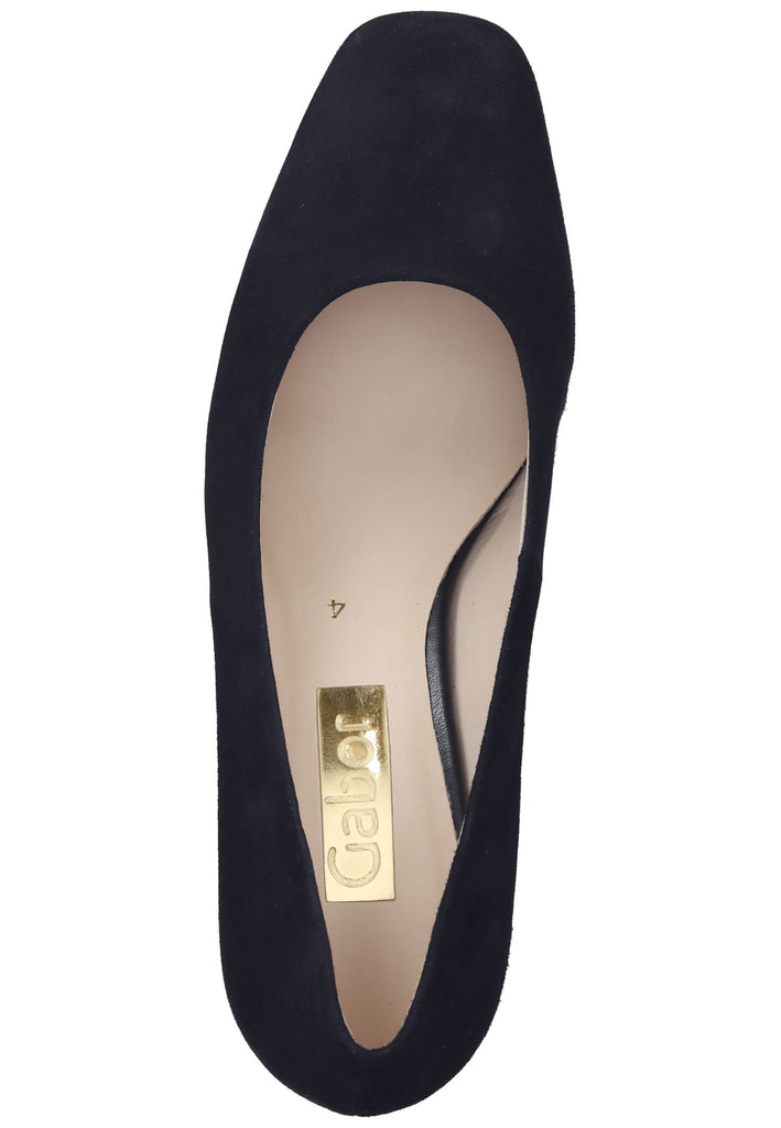 Gabor Pumps Veloursleder Atlantik