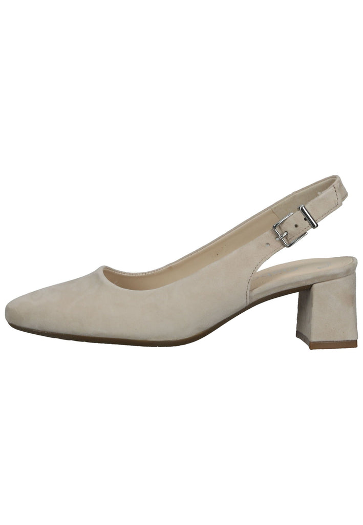 Gabor Pumps Veloursleder Beige