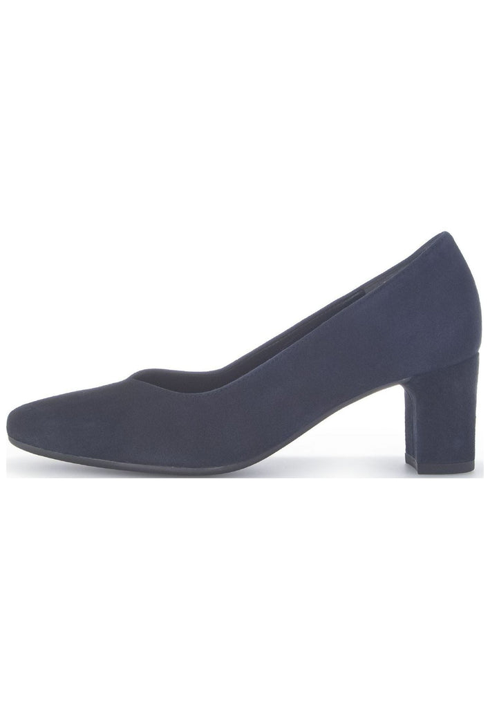 Gabor Pumps Veloursleder Dunkelblau