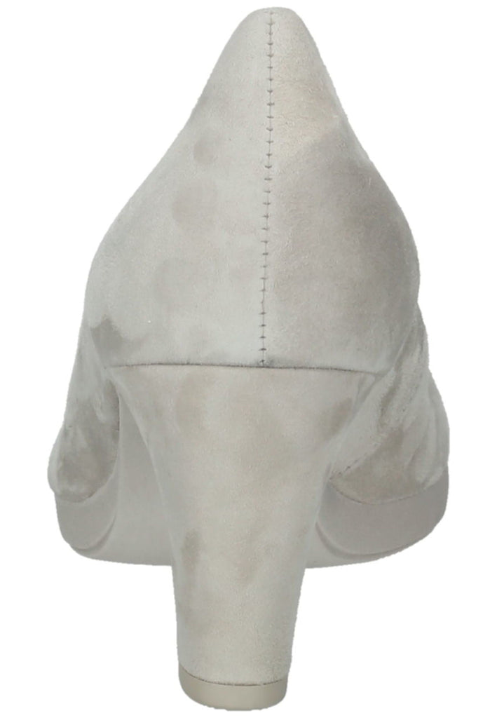 Gabor Pumps Veloursleder Hellbeige