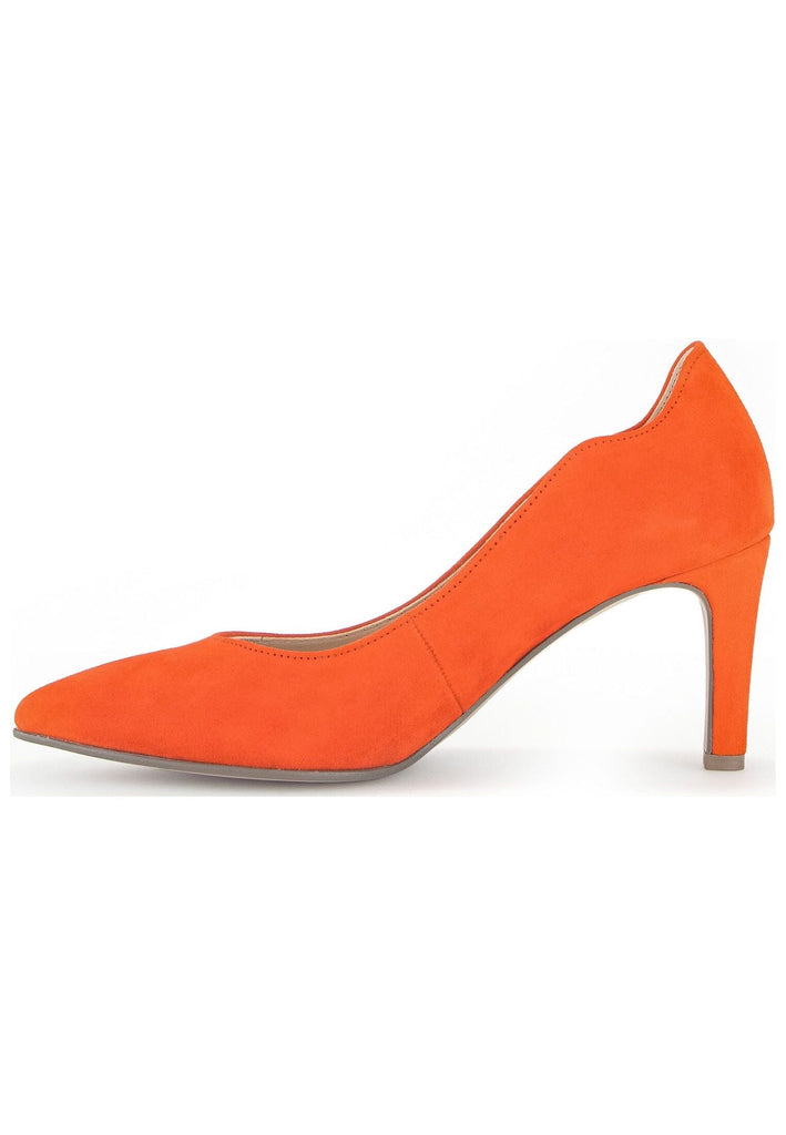 Gabor Pumps Veloursleder Orange