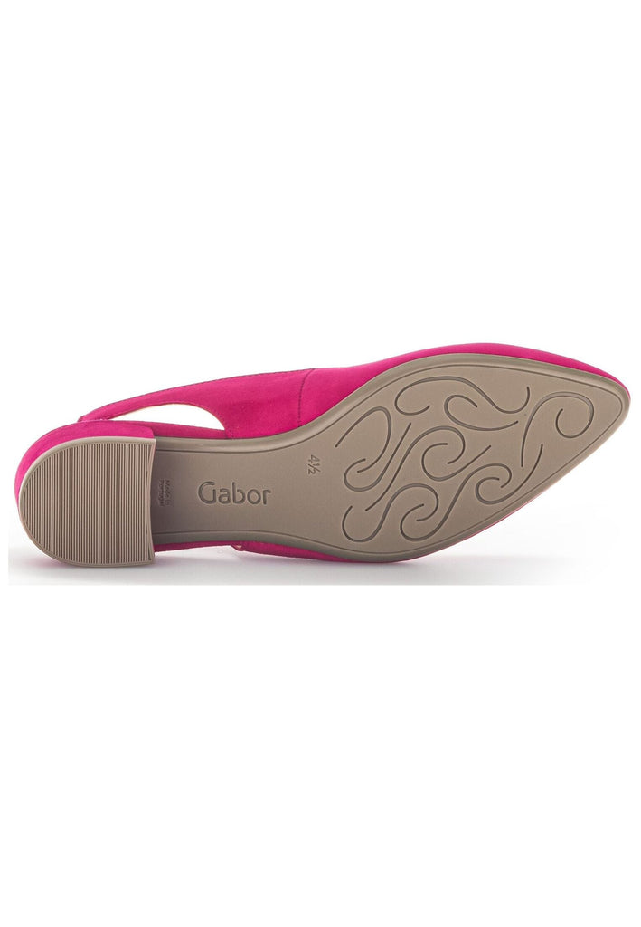 Gabor Pumps Veloursleder Pink