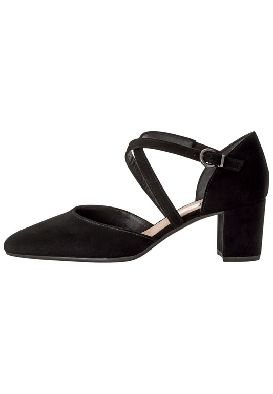 Gabor Pumps Veloursleder Schwarz