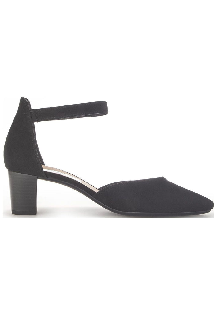 Gabor Pumps Veloursleder Schwarz
