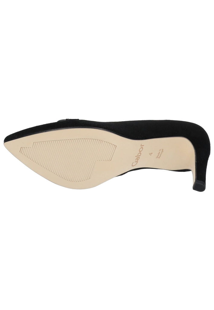 Gabor Pumps Veloursleder Schwarz