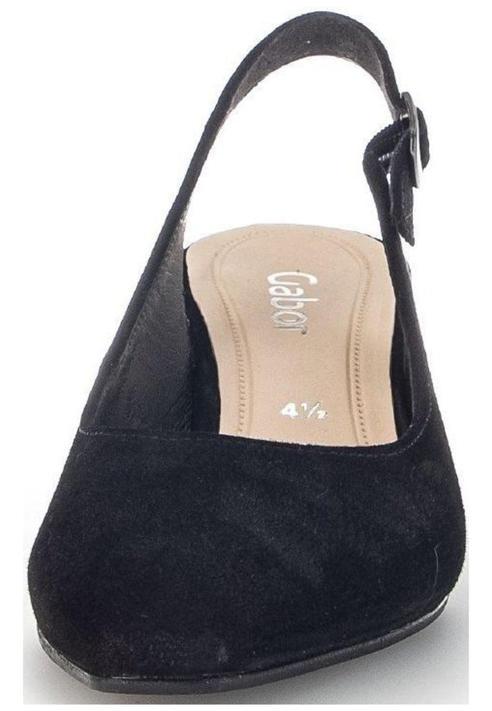 Gabor Pumps Veloursleder Schwarz