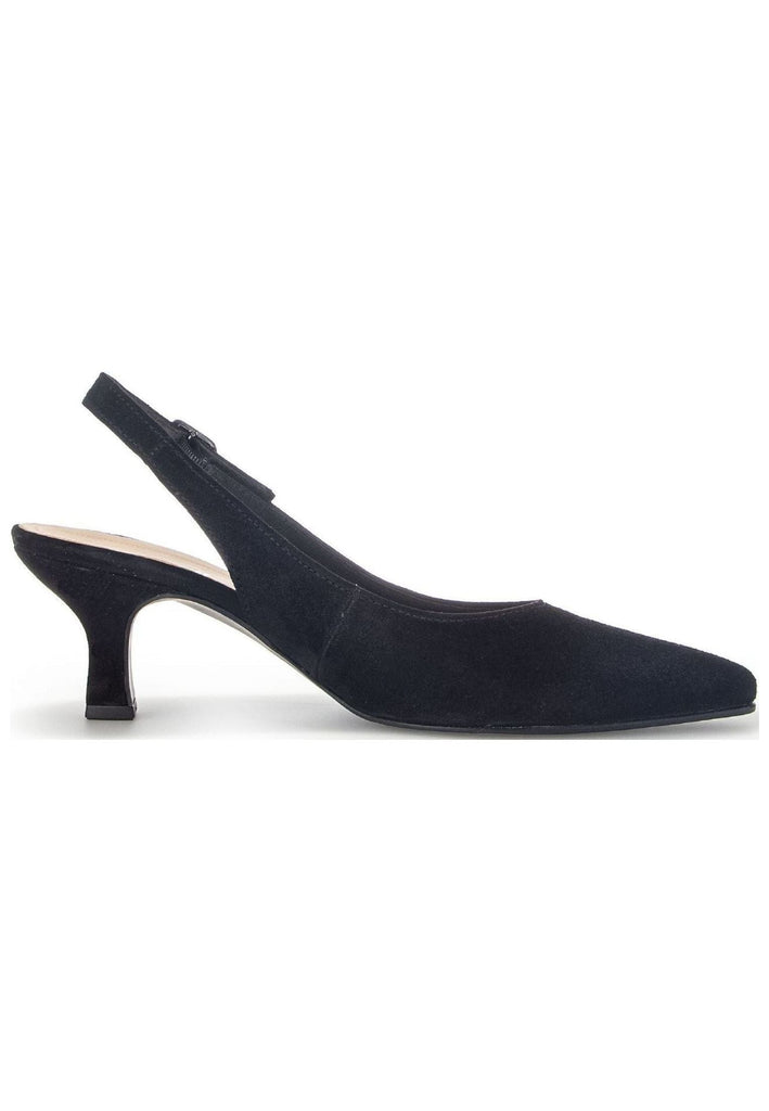Gabor Pumps Veloursleder Schwarz
