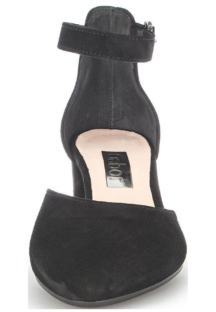 Gabor Pumps Veloursleder Schwarz
