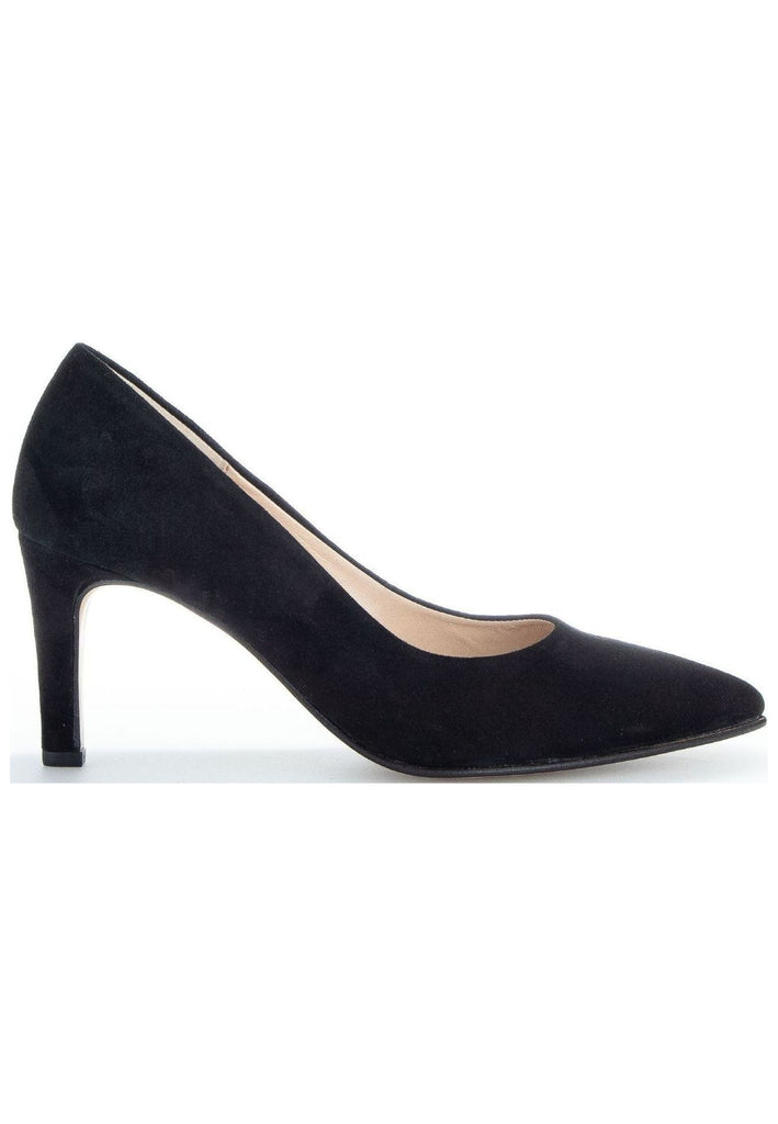 Gabor Pumps Veloursleder Schwarz
