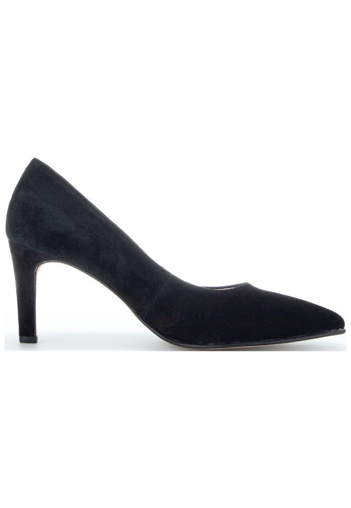 Gabor Pumps Veloursleder Schwarz