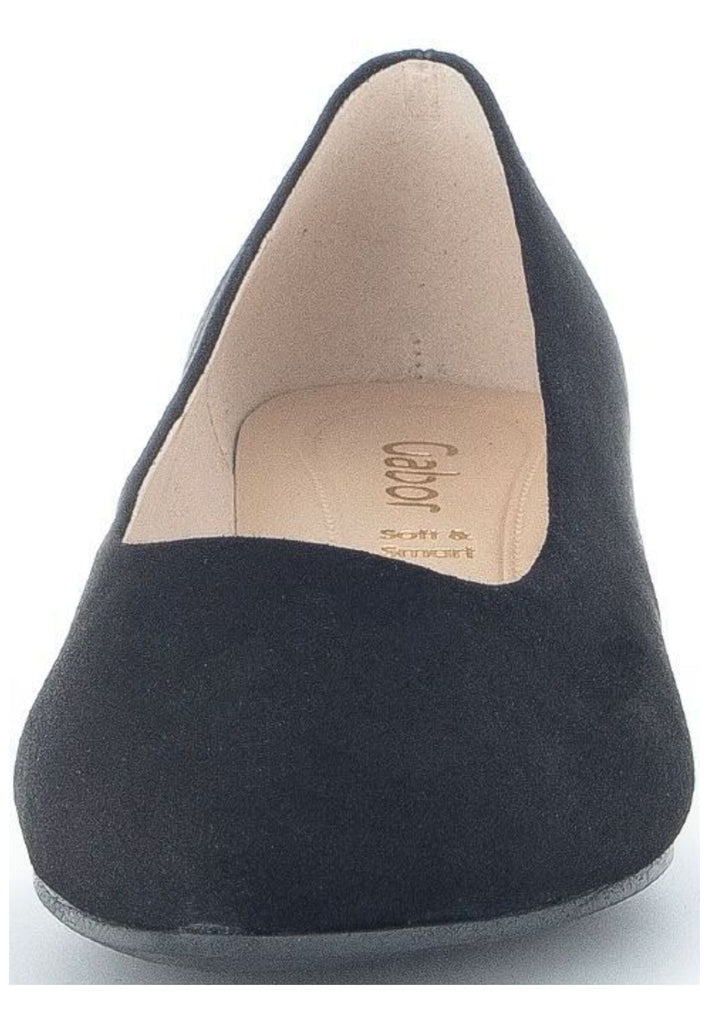 Gabor Pumps Veloursleder Schwarz