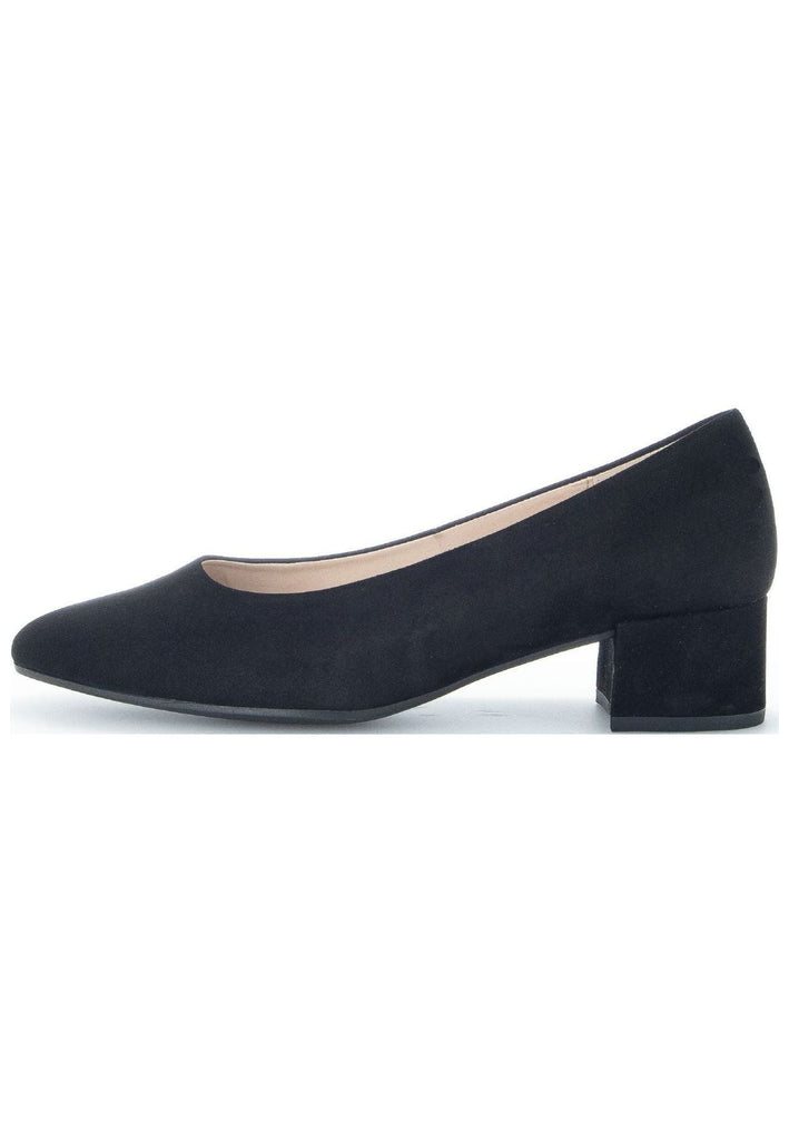 Gabor Pumps Veloursleder Schwarz