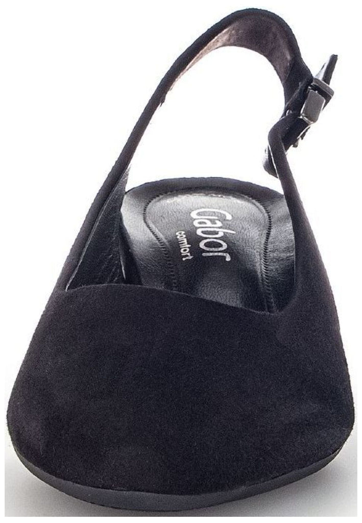 Gabor Pumps Veloursleder Schwarz