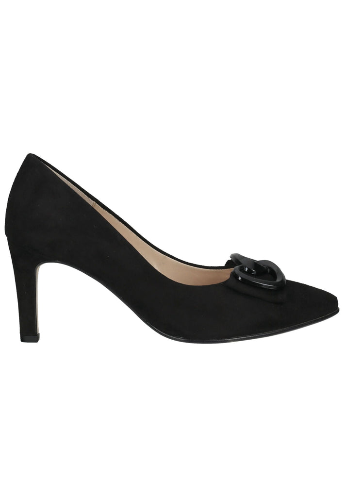 Gabor Pumps Veloursleder Schwarz