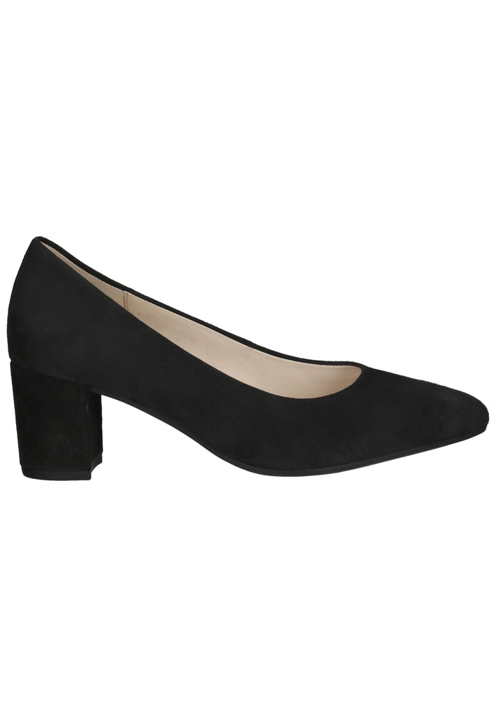 Gabor Pumps Veloursleder Schwarz