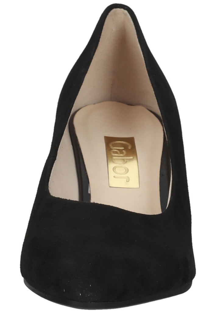 Gabor Pumps Veloursleder Schwarz