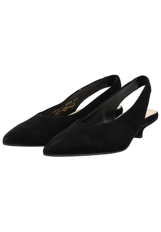 Gabor Pumps Veloursleder Schwarz