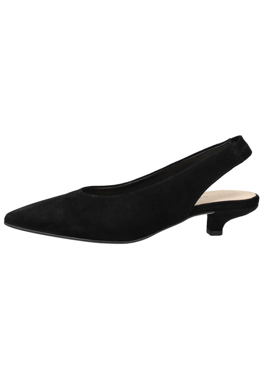 Gabor Pumps Veloursleder Schwarz
