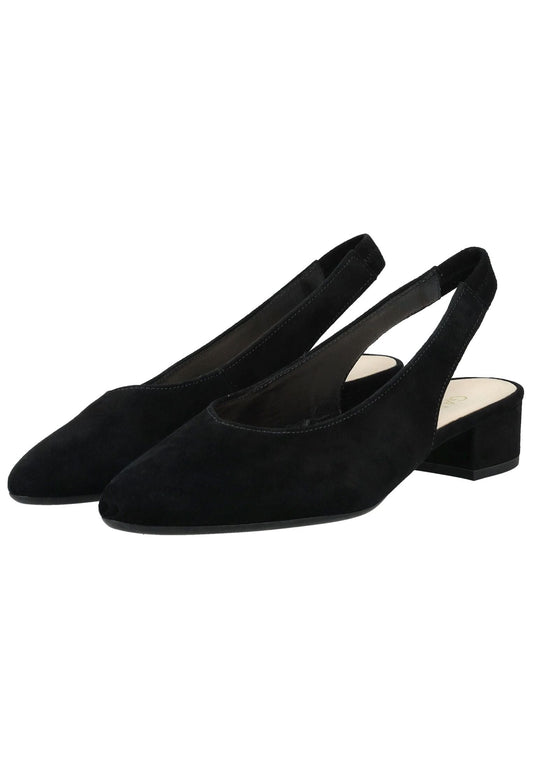 Gabor Pumps Veloursleder Schwarz